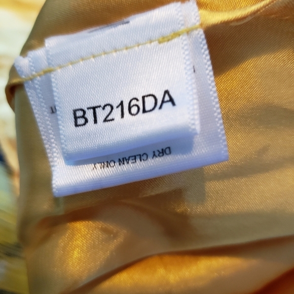 BCBGMaxAzria Yellow Strapless Maxi Dress - Picture 7 of 8